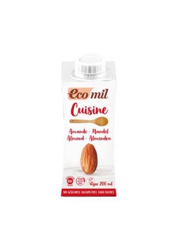 ECOMIL CUISINE ALMENDRA NATURE cocina 200ml. BIO ALMOND