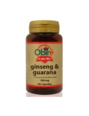 GINSENG Y GUARANA 90cap. OBIRE