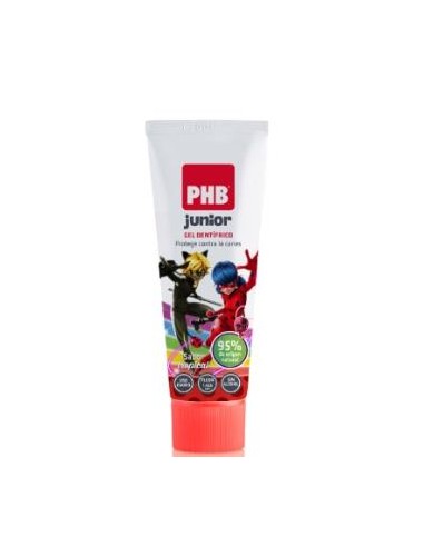 PHB JUNIOR PASTA DENTAL TROPICAL 6 LADYBUG 75ml.