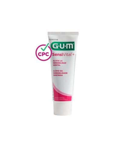 SENSIVITAL+ pasta dental fluorudo 75ml GUM