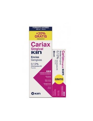 CARIAX GINGIVAL ENCIAS PACK colu 500ml+pasta100ml KIN