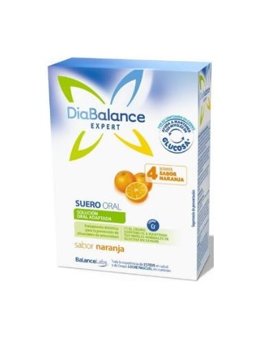 DIABALANCE suero oral naranja 4sbrs.