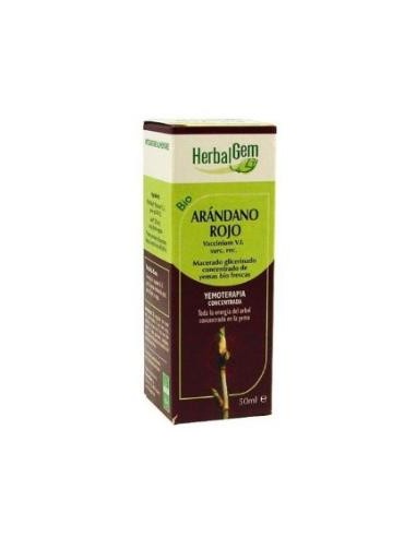 ARANDANO ROJO macerado glicerinado 50ml. HERBALGEM