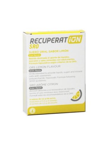 RECUPERAT-ION suero oral sabor limon 4sbrs.