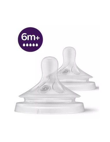 2 TETINAS NATURAL RESPONSE T5 6m+ SCY965/02 AVENT