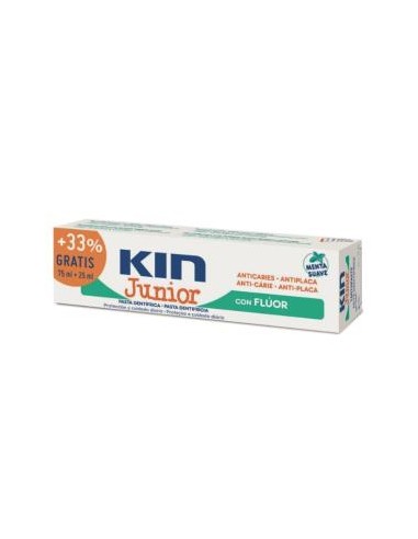 KIN JUNIOR PASTA DENTAL INF MENTA SUAVE 75+25ml.