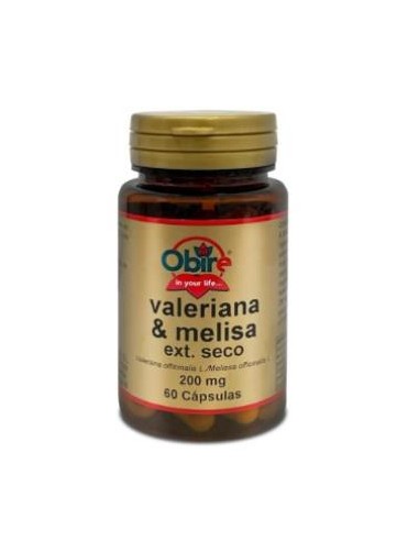 VALERIANA + MELISA 200mg (ext. seco) 60cap. OBIRE