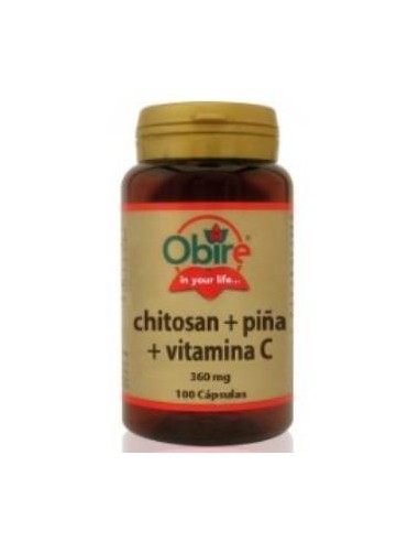 CHITOSAN PIÑA y VIT.C 100cap. OBIRE