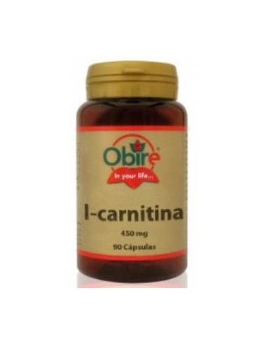 L-CARNITINA 450mg. 90cap. OBIRE