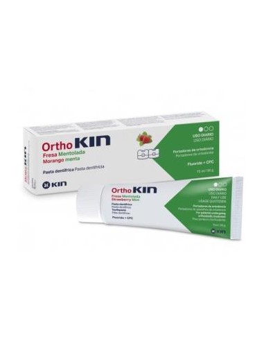 ORTHO KIN PASTA DENTAL FRESA MENTOL 75ml