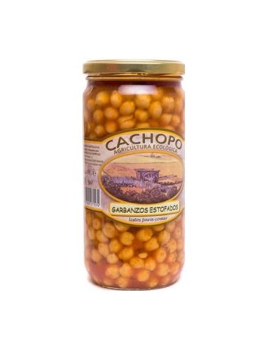 GARBANZOS estofados 720gr. ECO CACHOPO