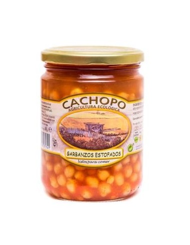 GARBANZOS estofados 400gr. ECO CACHOPO