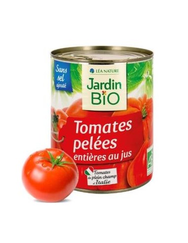 TOMATES ENTEROS pelados 800gr. BIO JARDIN BIO