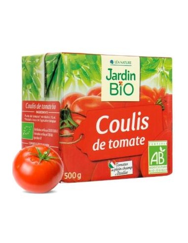 COULIS DE TOMATE salsa 500gr. BIO JARDIN BIO