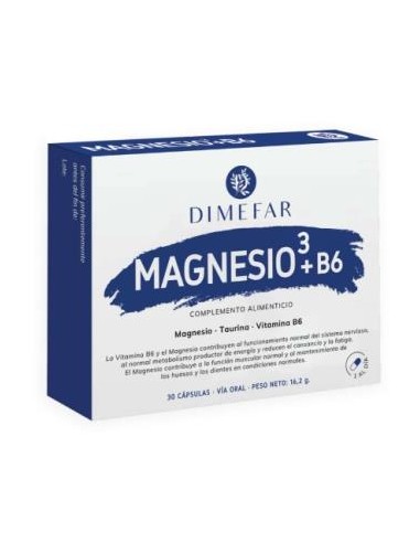 MAGNESIO3+B6 30cap. DIMEFAR