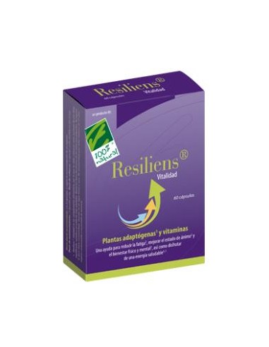 RESILIENS VITALIDAD 60cap. CIEN POR CIEN NATURAL