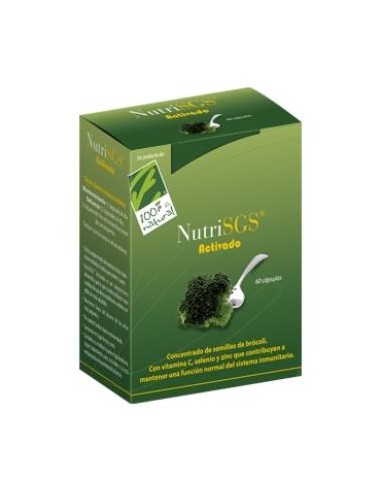 NUTRISGS ACTIVADO 60cap. CIEN POR CIEN NATURAL