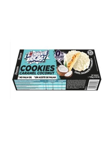 COOKIES COCO-CACAHUETE 128gr. S/A DUMON