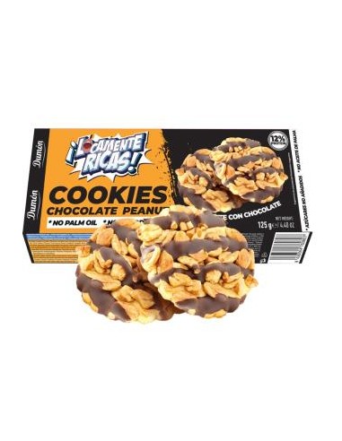 COOKIES CACAHUETE con chocolate 128gr. S/A DUMON