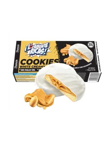 COOKIES CREMA DE LECHE-CACAHUETE 128gr. S/A DUMON