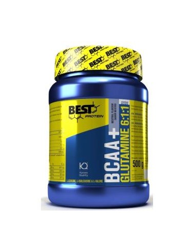 BCAA+GLUTAMINA neutro 500gr. BEST PROTEIN