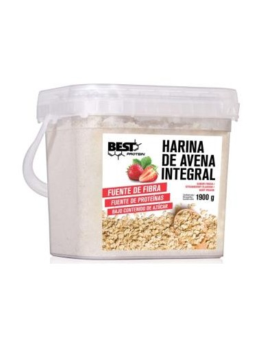 HARINA DE AVENA integral fresa 1900gr. BEST PROTEIN