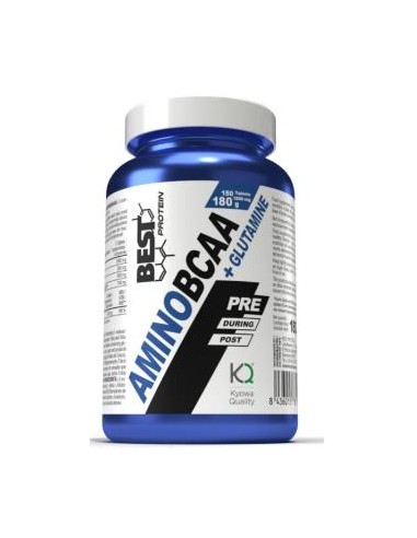 AMINO BCAA+GLUTAMINA 150comp. BEST PROTEIN