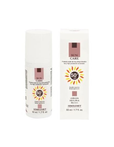 SUN CARE SPF50+ protector solar amplio espectro 50 SIMILDIET