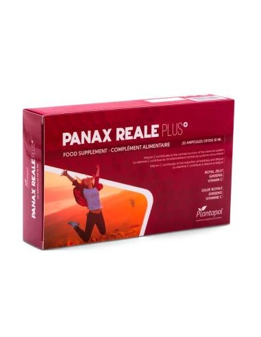 PANAX REALE PLUS (jalea-ginseng-vit. C) 20amp. PLANTAPOL