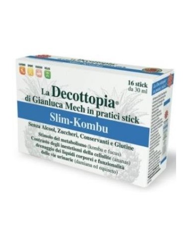 SLIM KOMBU con stevia 16sticks DECOTTOPIA