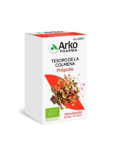 PROPOLIS 40arkocapsulas. BIO ARKOPHARMA