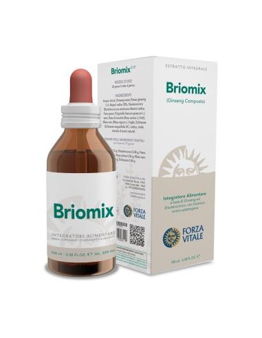 BRIOMIX (GINSENG COMPOSTO) extracto 100ml. FORZA VITALE