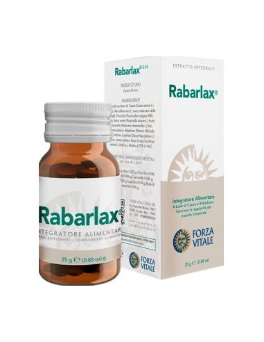 RABARLAX laxante 25gr.comprimidos FORZA VITALE