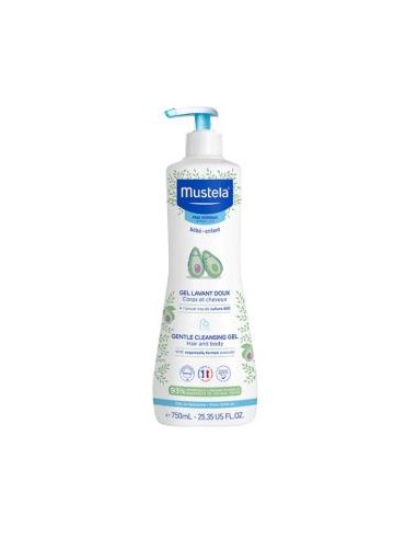 GEL DE BAÑO suave bebe-niño 750ml. MUSTELA