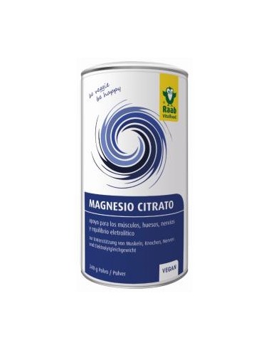 CITRATO DE MAGNESIO polvo 340gr. SG VEGAN RAAB VITALFOOD