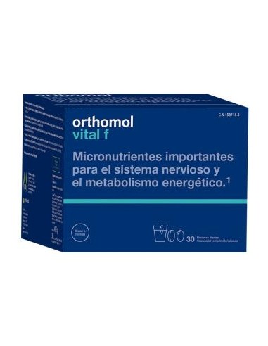 ORTHOMOL VITAL F 30sbrs.granulado