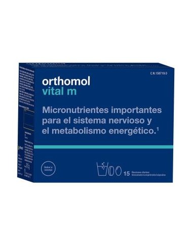 ORTHOMOL VITAL M 15sbrs.granulado