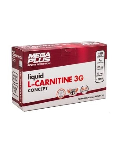 L-CARNITINE CONCEP 3g 14viales MEGA PLUS