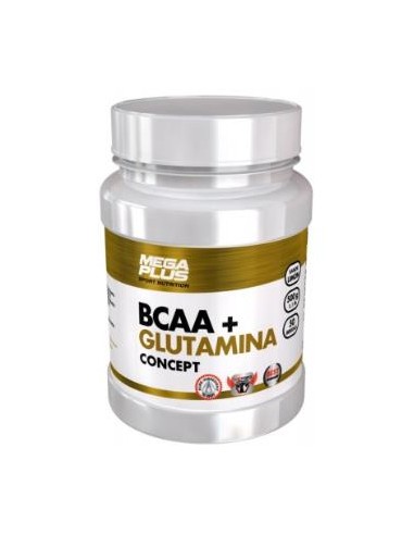 BCAA+GLUTAMINA CONCEPT tropical 500gr. MEGA PLUS