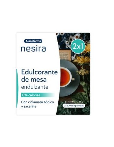 NESIRA EDULCORANTE 2X500comp