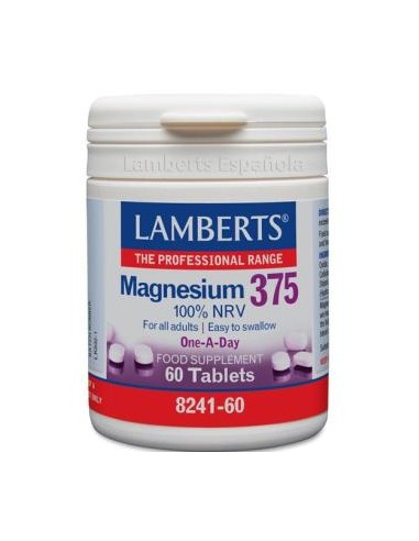 MAGNESIO 375 60comp. LAMBERTS