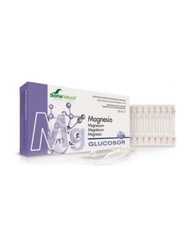 GLUCOSOR magnesio 28amp. SORIA NATURAL