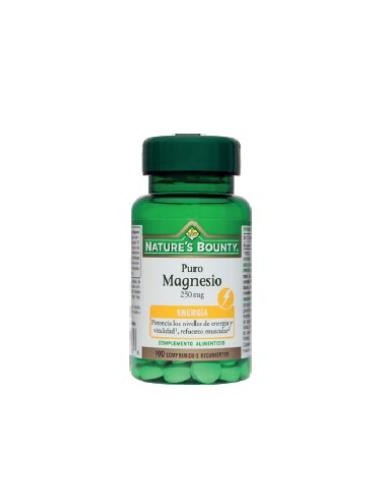 MAGNESIO 250mg. 100comp. NATURES BOUNTY