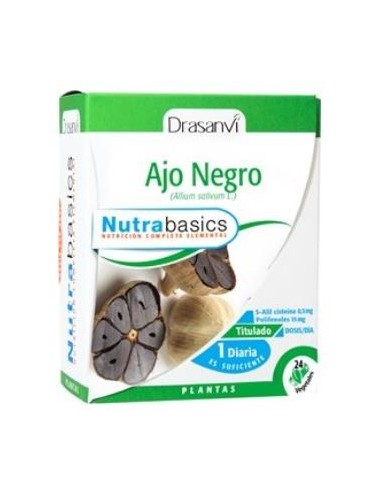 NUTRABASICS AJO NEGRO 24cap. DRASANVI