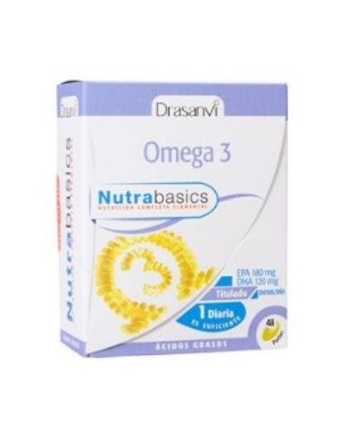 NUTRABASICS OMEGA 3 48perlas DRASANVI