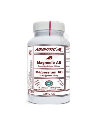 MAGNESIO BISGLICINATO 150mg. 120cap. AIRBIOTIC