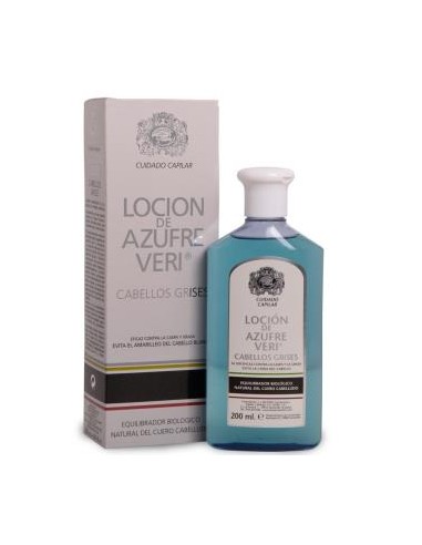 LOCION AZUFRE VERI cabellos grises 200ml