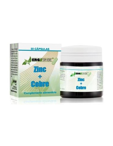 ZINC - COBRE ergosphere 50cap. ERGONAT