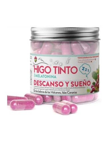 HIGO TINTO con melatonina 90cap. TUNO CANARIAS