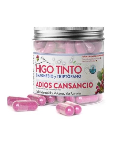 HIGO TINTO con magnesio y triptofano 90cap. TUNO CANARIAS